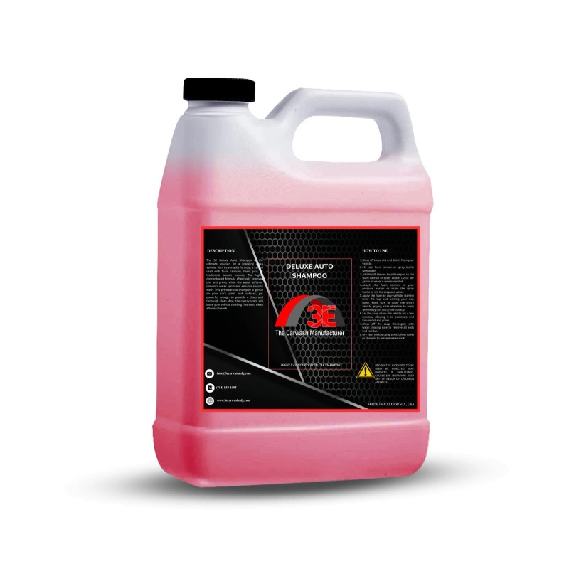 3E Deluxe Foaming Car Wash Soap 64 oz/Half Gallon (Works