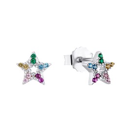 Prinzessin Lillifee 925 Sterling Silver Girls Children's Jewellery, Comes in Jewellery Gift Box, Silver, Cubic Zirconia