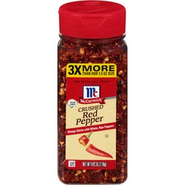 McCormick Crushed Red Pepper, 4.62 oz