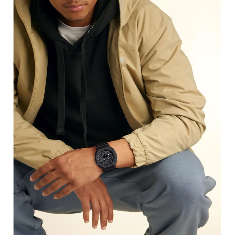 Casio Men Analogue-Digital Quartz Watch with Plastic Strap GA-B2100-1A1ER