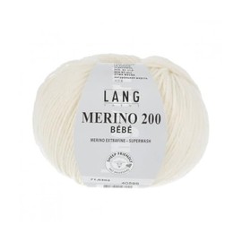 Lang Yarns Merino 200 Bébé 0302 Ecru