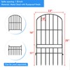 Adavin Animal Barrier Garden Fence,15 Pack Black 12''L x 25"