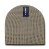 DECKY Waffle Beanie, Khaki