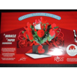 THE ORIGINAL POP UPS - 39472 - BOUQUET OF ROSES - VALENTINE'S DAY CARD