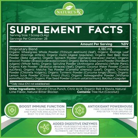 Nature's RX | #1 RATED Greens & Reds Superfood Blend | Boost Immune Health, Alleviate Bloating | 17 Premium Ingredients | 100% Naturally Sourced & Third-Party Tested