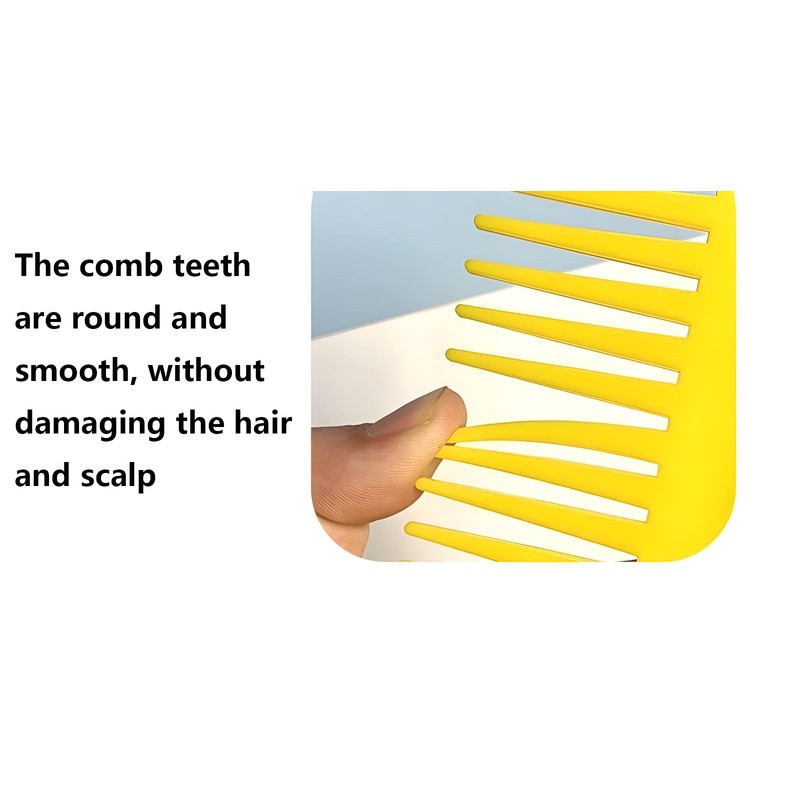 3pcs Large Hair Detangling Comb, Wide Tooth for Curly Hair,