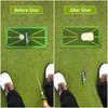 Golf Swing Detection Mat with 4 Traning Balls