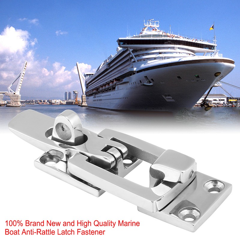 Stainless Steel Marine Boat Anti Rattle Locker Hatch Latch Clamp