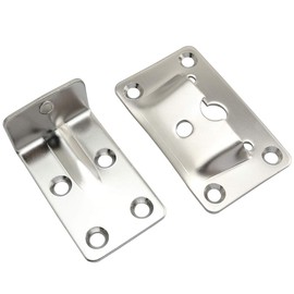 TAODAN 2 Sets Stainless Steel Removable Table Bracket, Support Rod