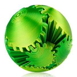 Thyonta 3D Printed Gear Ball - Eco-Friendly Degradable Material Cyberpunk Cool Style Lightweight and Portable Stress Relief Toy for Study Work and Travel (Multicolor)