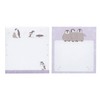 Saezuri Note Penguin Notepad, Tabletop, 2 Patterns, Assorted, 60 Pieces,