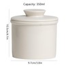 With lid French Butter Crock For Counter On Demand Spreadable