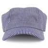 Armycrew Denim Blue Stripe Train Engineer Conductor Cap Fits Infant