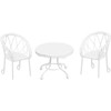 Hobbyfun Set I Approx. 6.5 cm White 3-Piece Set 2 Chairs 1 Table
