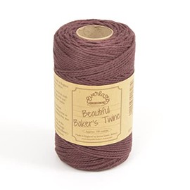 100m - Everlasto 'Solid' Beautiful Baker's Cotton Craft Twine (2mm approx) (BROWN)