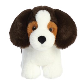 Aurora® Eco-Friendly Eco Nation™ Beagle Stuffed Animal - Environmental Consciousness - Recycled Materials - White 8 Inches