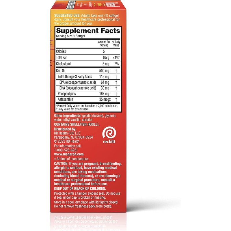 Schiff MegaRed Softgels, Extra Strength, 45 Count
