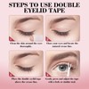 Double Eyelid Tape, Invisible Eyelid Lifter Strips, Hypoallergenic Ultra-Thin Breathable