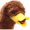 Dog Muzzles Anti Bite Silicone Duck-Bill Duck Mouth Shape Dog