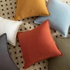 Mandioo Pack of 2 Neutral cotton Cushion Covers 55x55 cm