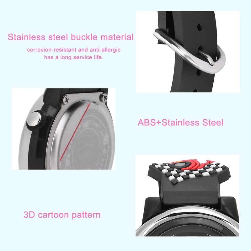 Multifunction Electronic Wrist Watches Luminous Waterproof Cartoon LED Children Watch