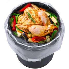 Xsourcer 5 Gallon Bucket Liner Bags for Marinating and Brining, Food Grade, BPA Free, Extra Heavy Duty Leak Proof, Great for Food Storage, 4Mil, Pack of 12