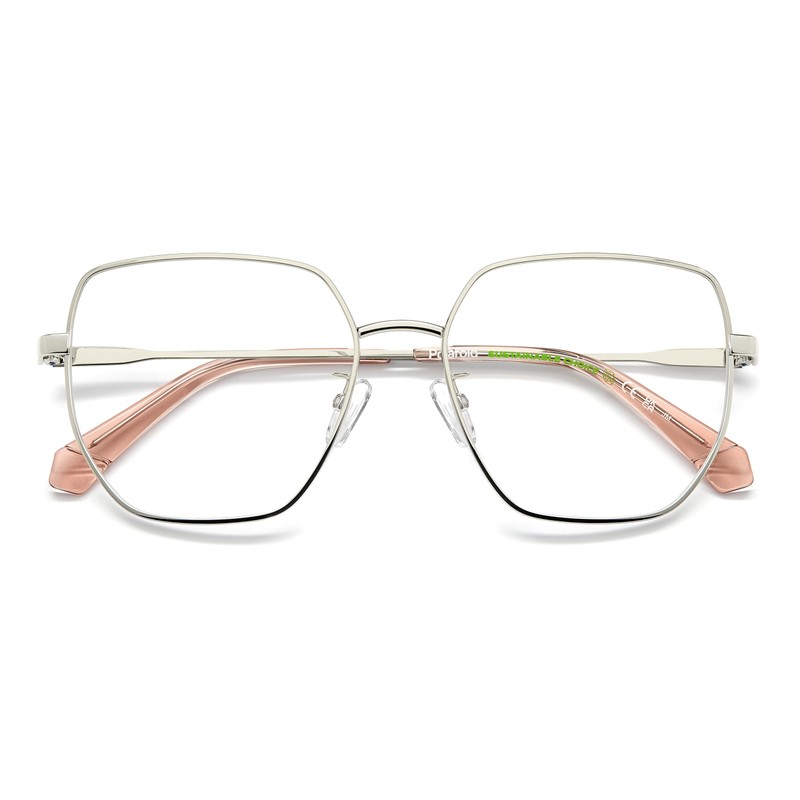 POLAROID Model PLD D508/G Women's Square Metal Glasses Frame (Includes