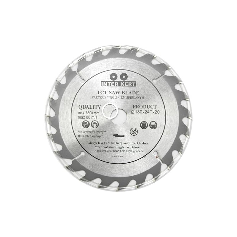 180 x 20 mm 24 Teeth Saw Blade Circular Saw