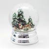 Minium Collection Glamour Line 20139 Snow Globe Sleigh Ride Silver