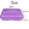 Craft County Solid Color Pencil Box – Store All Your