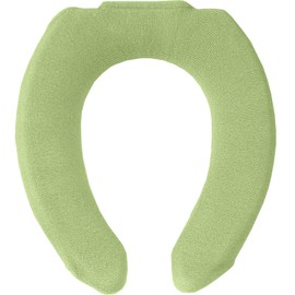 OKA Etoffe Toilet Seat Cover, For U-Shaped Seats, Antibacterial, Odor Resistant, Green