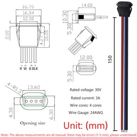CESFONJER Type C Case Plug, 10 Sets USB-C Case Socket with 4 Core Pigtail and Male to USB OTG Adapter - DIY Soldering Kit for Electronics Projects Repair