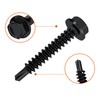 Self Tapping Screws for Metal, Assortment Pack with Driver (180