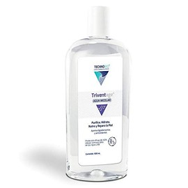 TRIVENTAGE AGUA MICELAR - Antibacterial desmaquillante y limpiador facial, 500ml - Provee a tu piel de oligoelementos y sales minerales