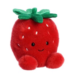Aurora® Adorable Palm Pals™ Juicy Strawberry™ Stuffed Animal - Fun Collectible Plush for Kids and Adult Collectors - Perfect for Decorating Rooms and Birthday Gifts - Red 4.5 Inches