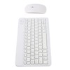 Bluetooth Keyboard Mouse Thin Lightweight Keyboard Mouse Combo with Backlit