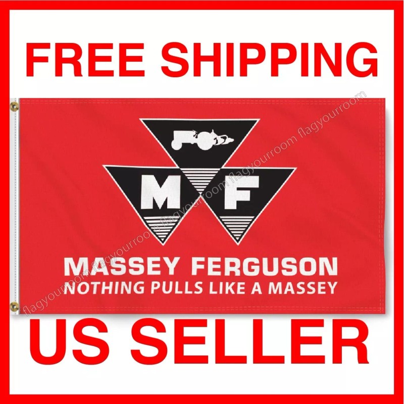 Massey Ferguson Tractor Flag 3x5 FT Banner MF Farm US