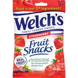 Welch's, Strawberry Fruit Snacks, 5 Ounce