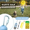 YUCHIYA Dog Poop Bags Holder with LED Flashlight, Sky Blue,