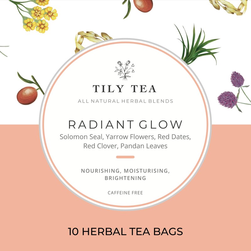 Tily Tea Radiant Glow Herbal Tea - Natural Tea to
