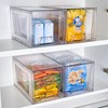 JollyPack 2 Pack Clear Stackable Storage Drawers, Easy to Assemble