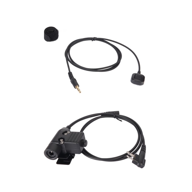U94 PTT Adapter Push to Talk Button Walkie Talkie Military