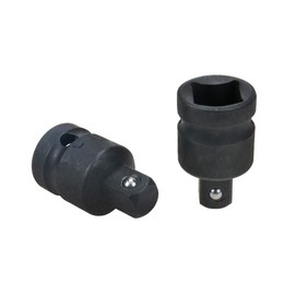 Xiaoyztan 1/2 F to 3/8 M Impact Adapter, Chrome Vanadium Steel Squre Socket for Impact Driver Conversions, Pack of 2