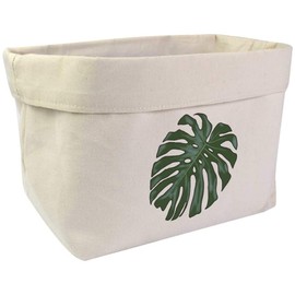 Large 'Tropical Leaf' Canvas Organiser/Storage Bag (OR00013268)
