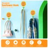 Sunflower Retractable Hooks, Strong Self-Adhesive Sticky Hooks, Traceless & Waterproof,