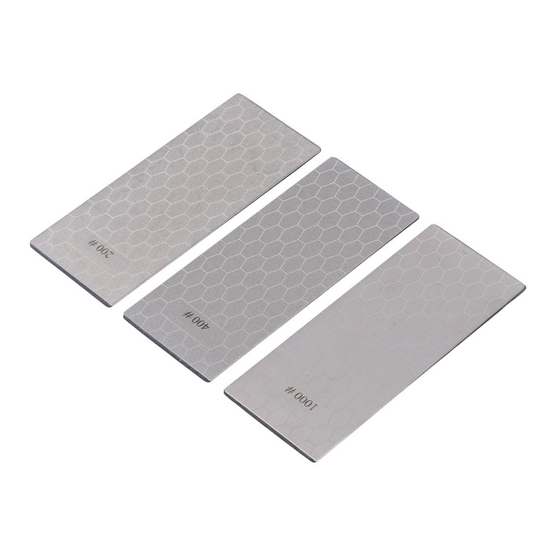 3PCS Sharpening Stone with Non Slip Base 200 400 1000