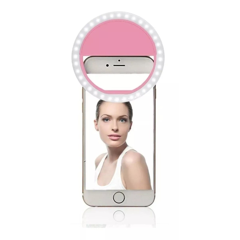 Círculo Lampara Aro Luz Led Selfies Recargable + Exfoliador 5
