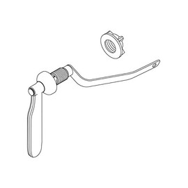 KOHLER 1161319-CP Genuine Part Trip Lever Service Kit, Polished Chrome