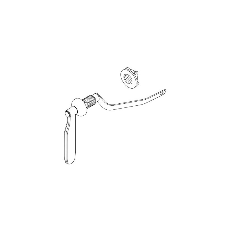KOHLER 1161319-CP Genuine Part Trip Lever Service Kit, Polished Chrome