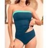Aqua Eve Bandeau Swimsuits for Women Two Piece Bathing Suits
